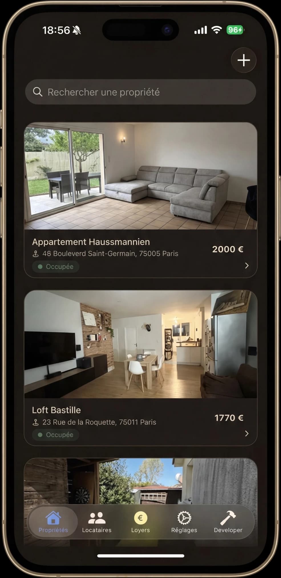LocManage — Gestion de patrimoine immobilier sur iPhone