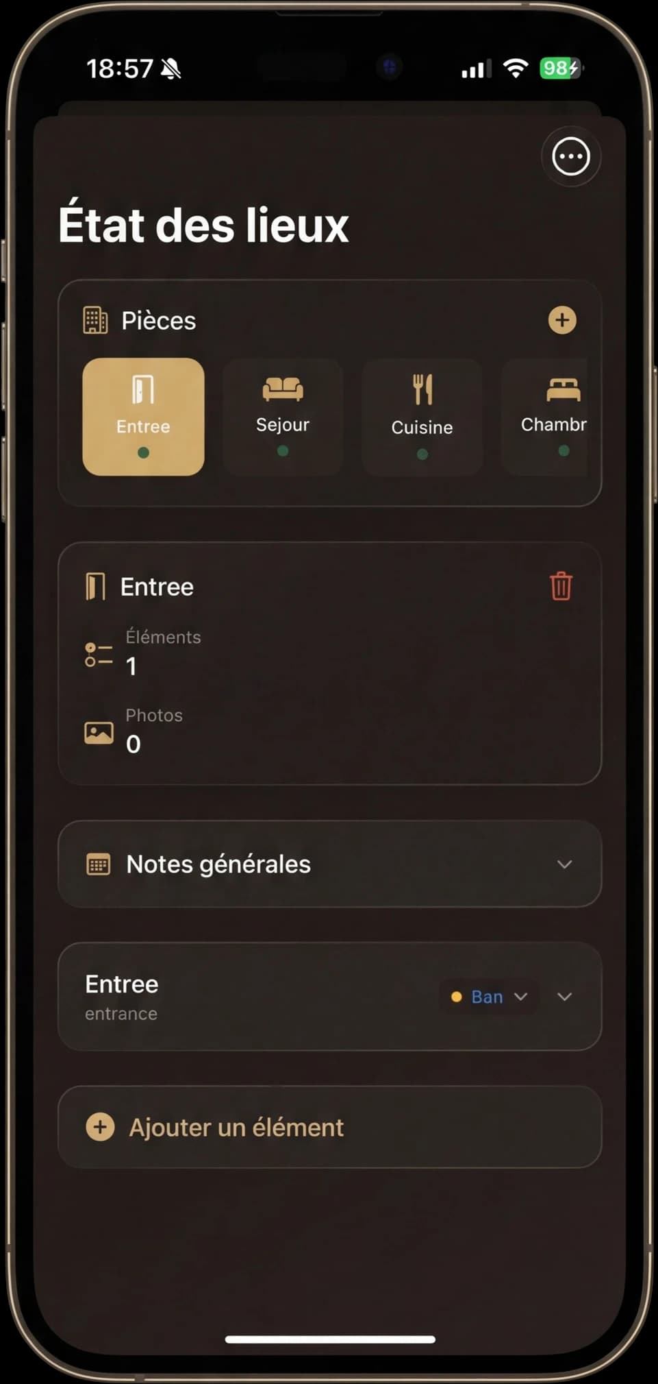 État des lieux numérique avec photos et export PDF